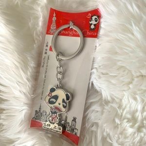 - $5 CLEAROUT!!!! ♥️♥️♥️♥️ Panda Shanghai China keychain new